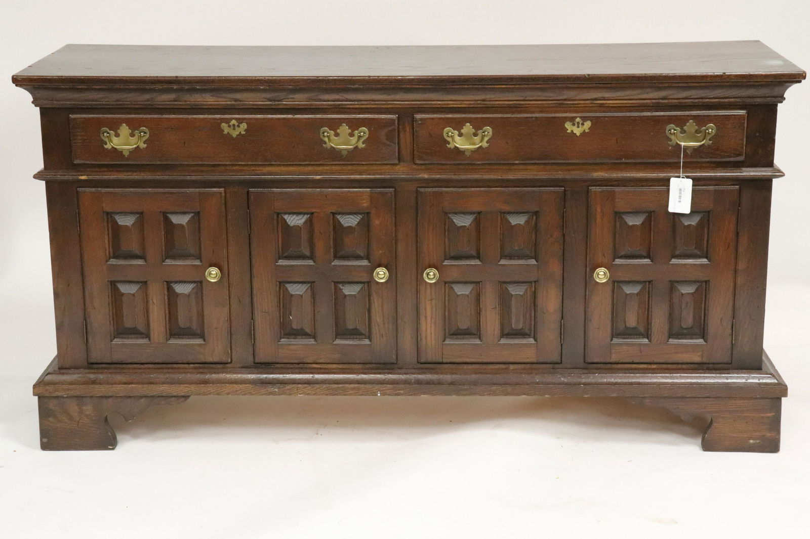 Jacobean Style Oak Server by Cushmen Colonial (1 of 9)
