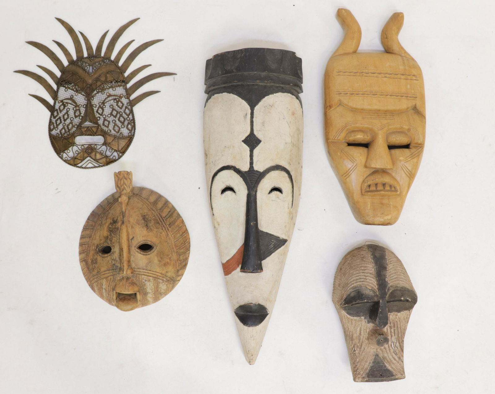 5 African-Indonesian Face Masks (1 of 9)