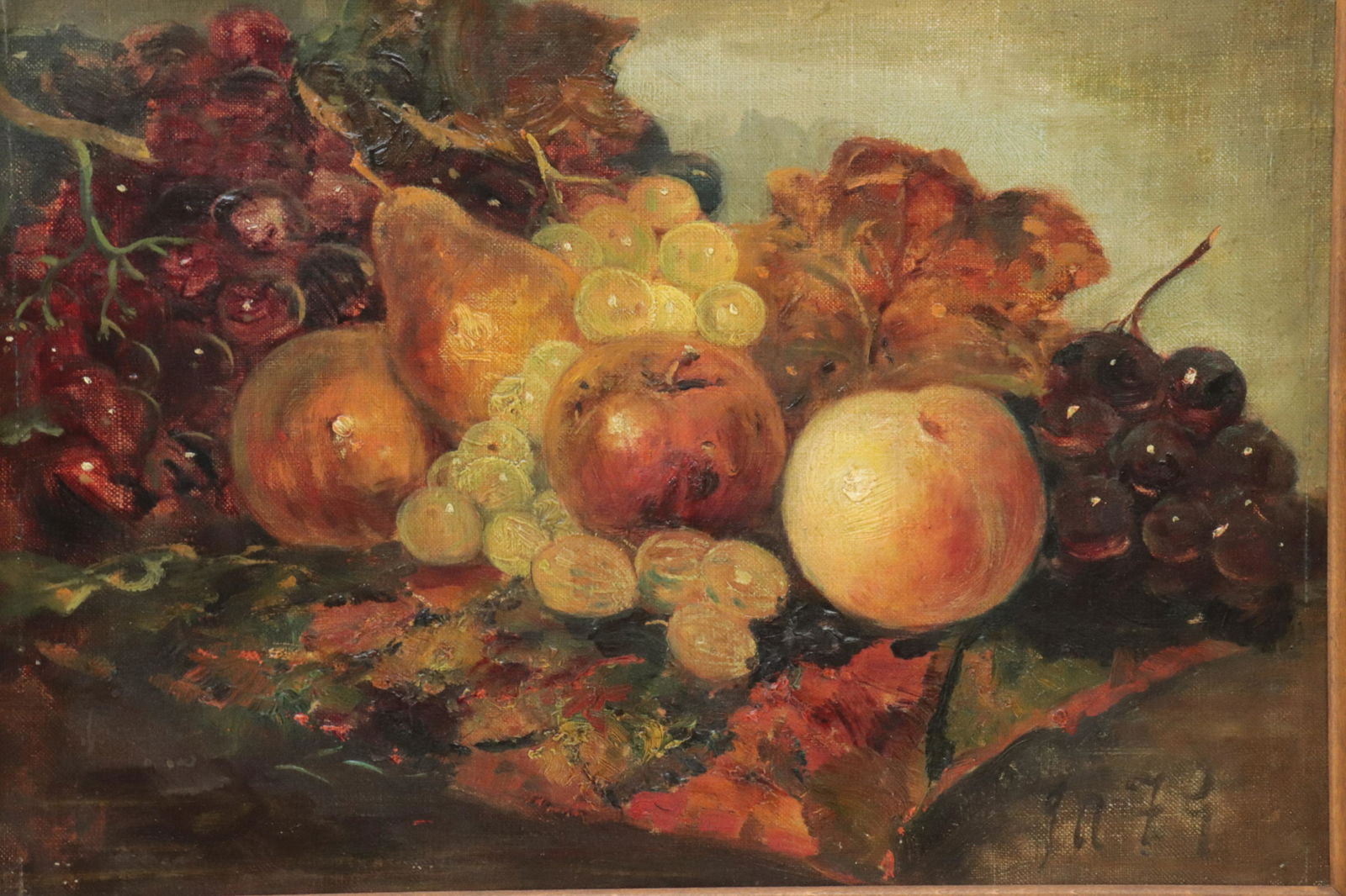 Still Life with Grapes, Pears & Apples, O/C (1 of 5)