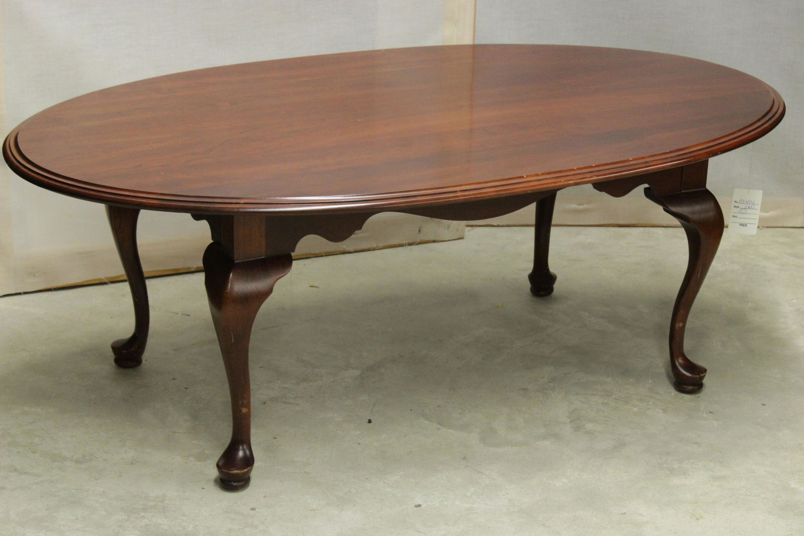 Knobcreek Oval Cherry Coffee Table Jan 13