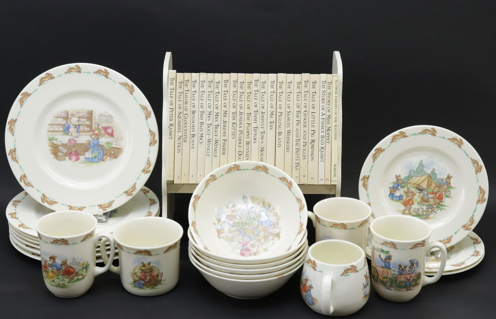 Beatrix Potter Book Set; Royal Doulton "Bunnykins" (1 of 8)