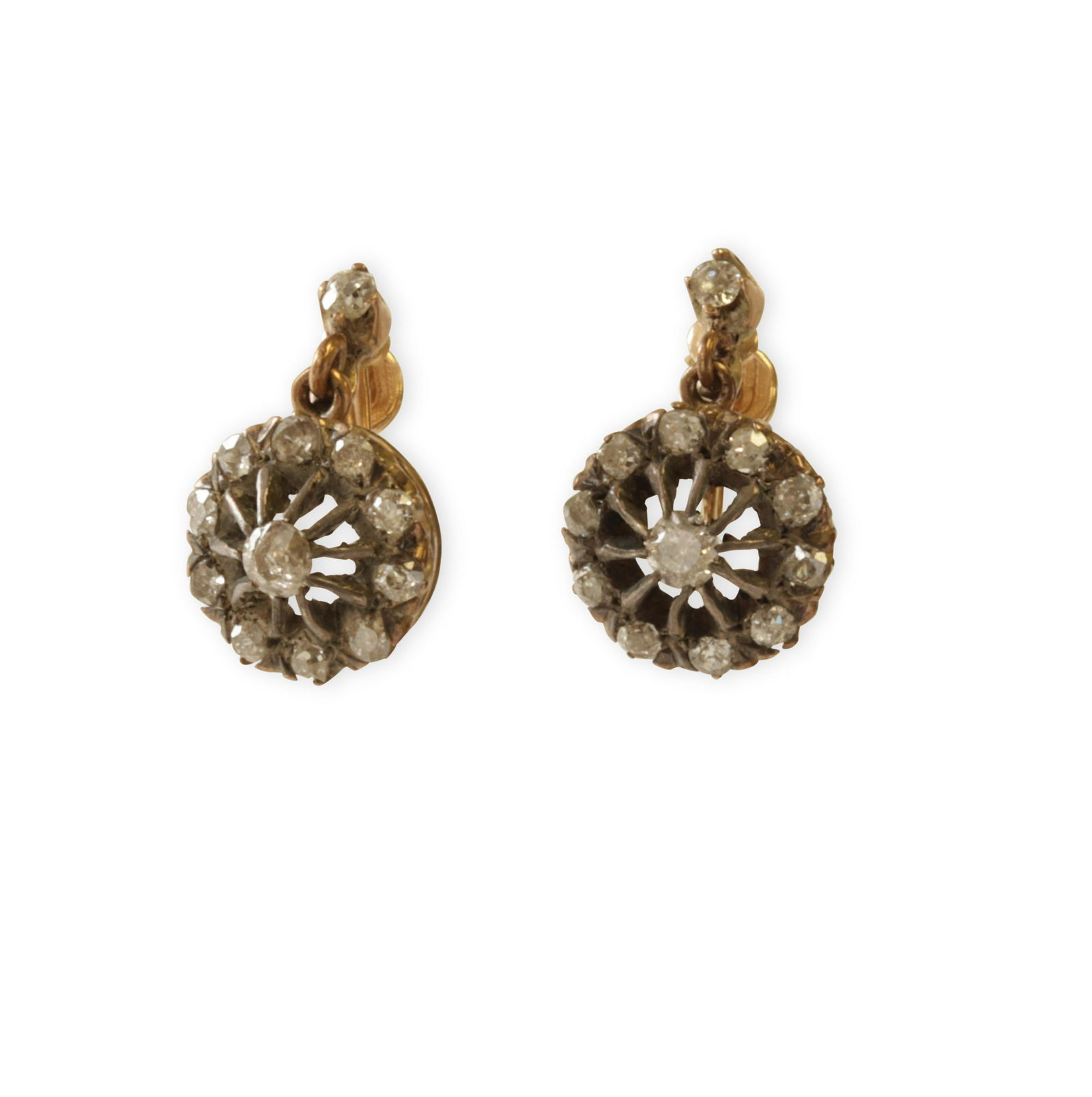 Pair of Victorian Diamond Earrings (1 of 3)