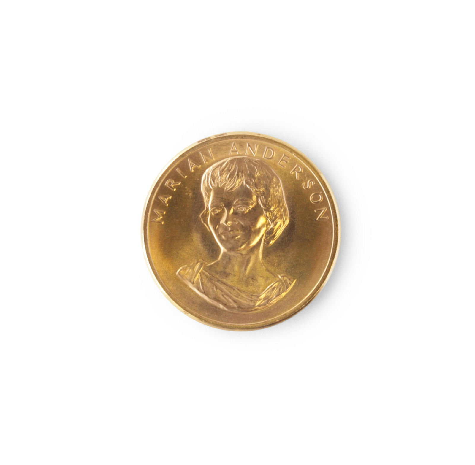 21.6k Gold American Arts Commemorative Medallion (1 of 2)