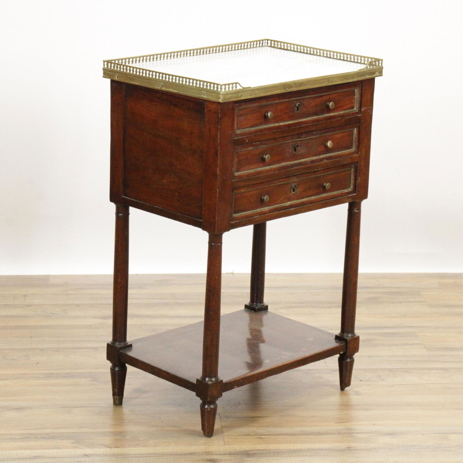 Louis XVI Brass Mounted Table de Nuit, 18th C. (1 of 5)