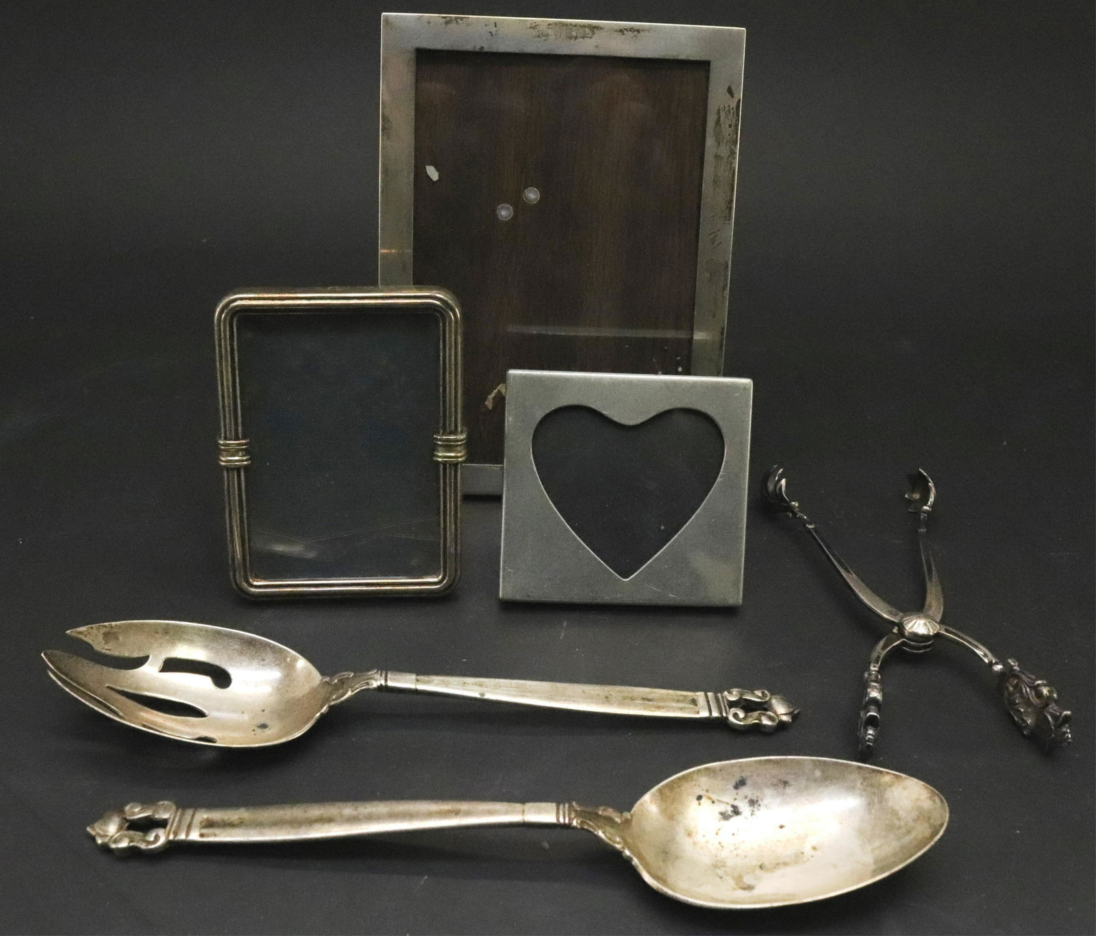 Sterling Cartier & Jensen Frames and Utensils (1 of 5)