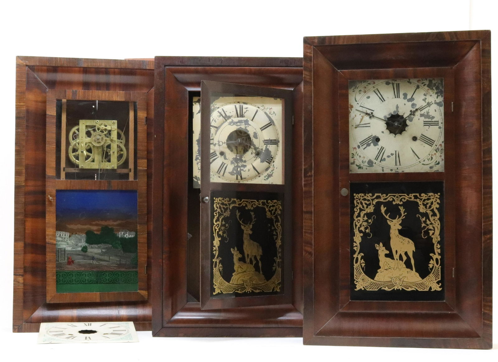 Two Seth Thomas Clocks & Ansonia Clock (1 of 7)