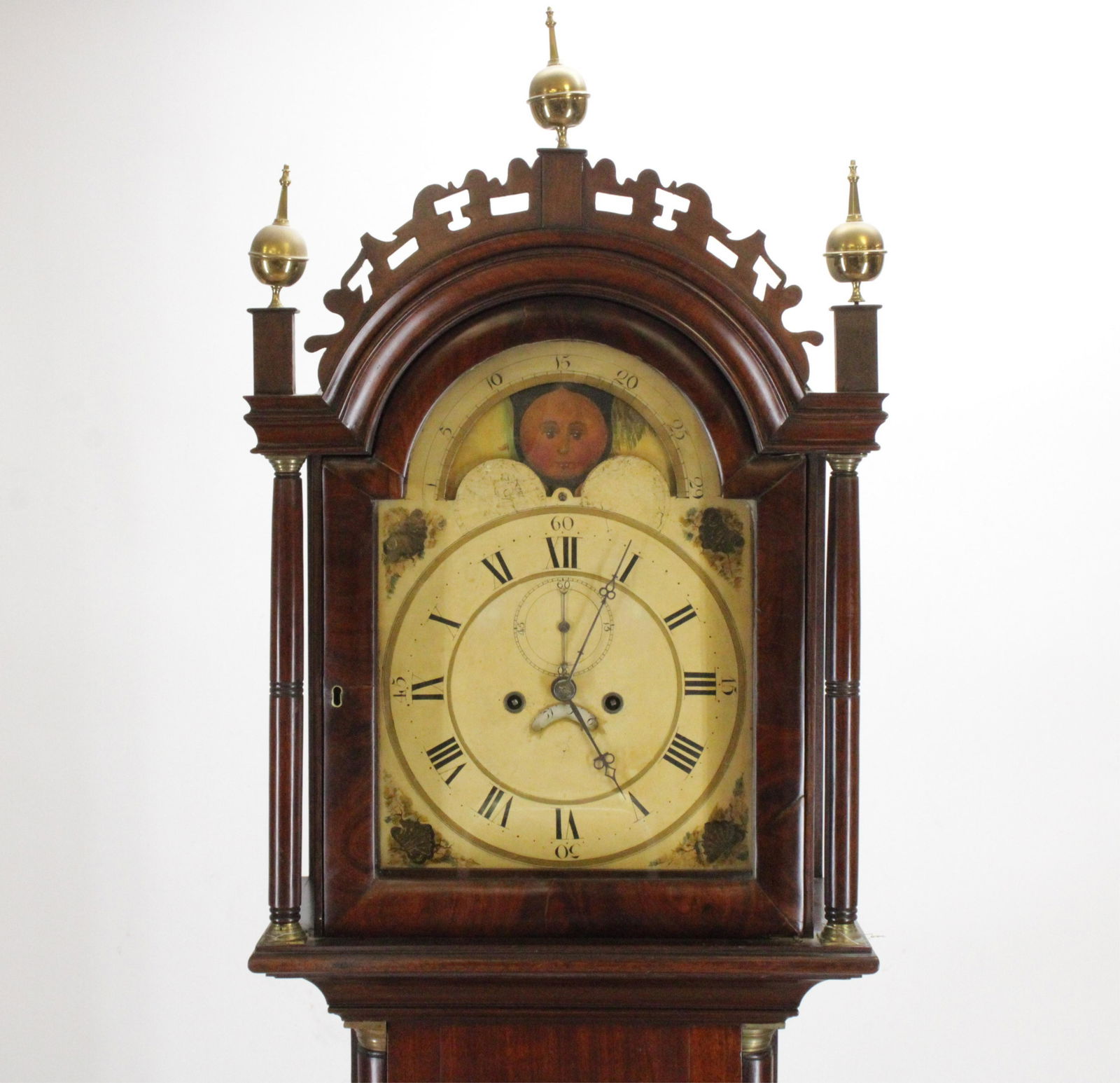 George III Style Mahogany Tall Case Clock (1 of 11)