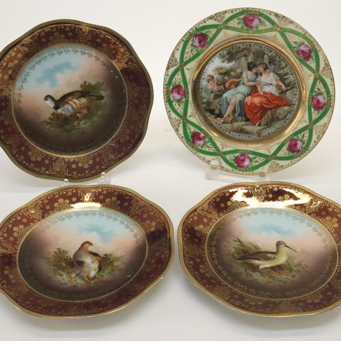 Porcelain Plates, Royal Vienna/Mignon, Bavaria (1 of 9)