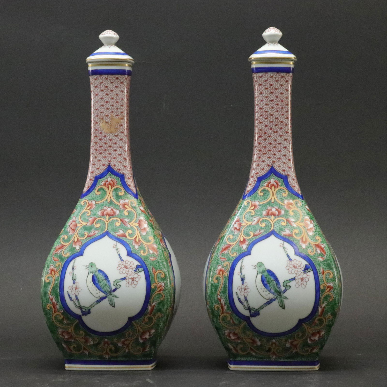 Pair of Portuguese Persian Style Bottles (1 of 5)