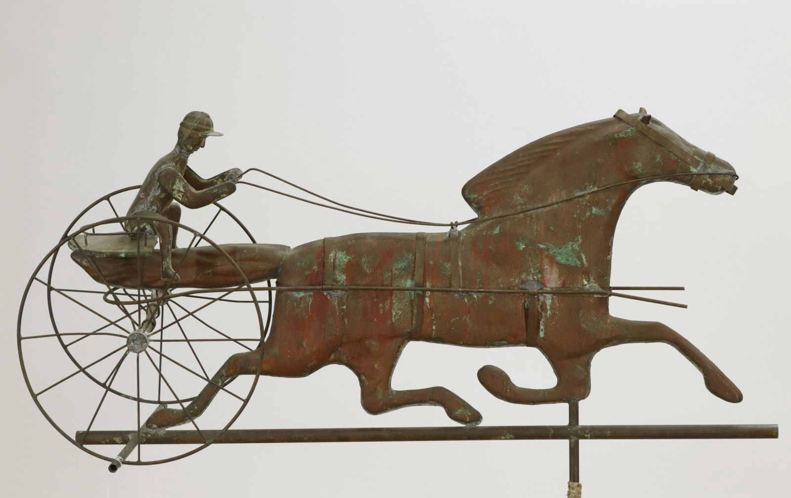 Vintage Copper Trotter Weathervane (1 of 7)