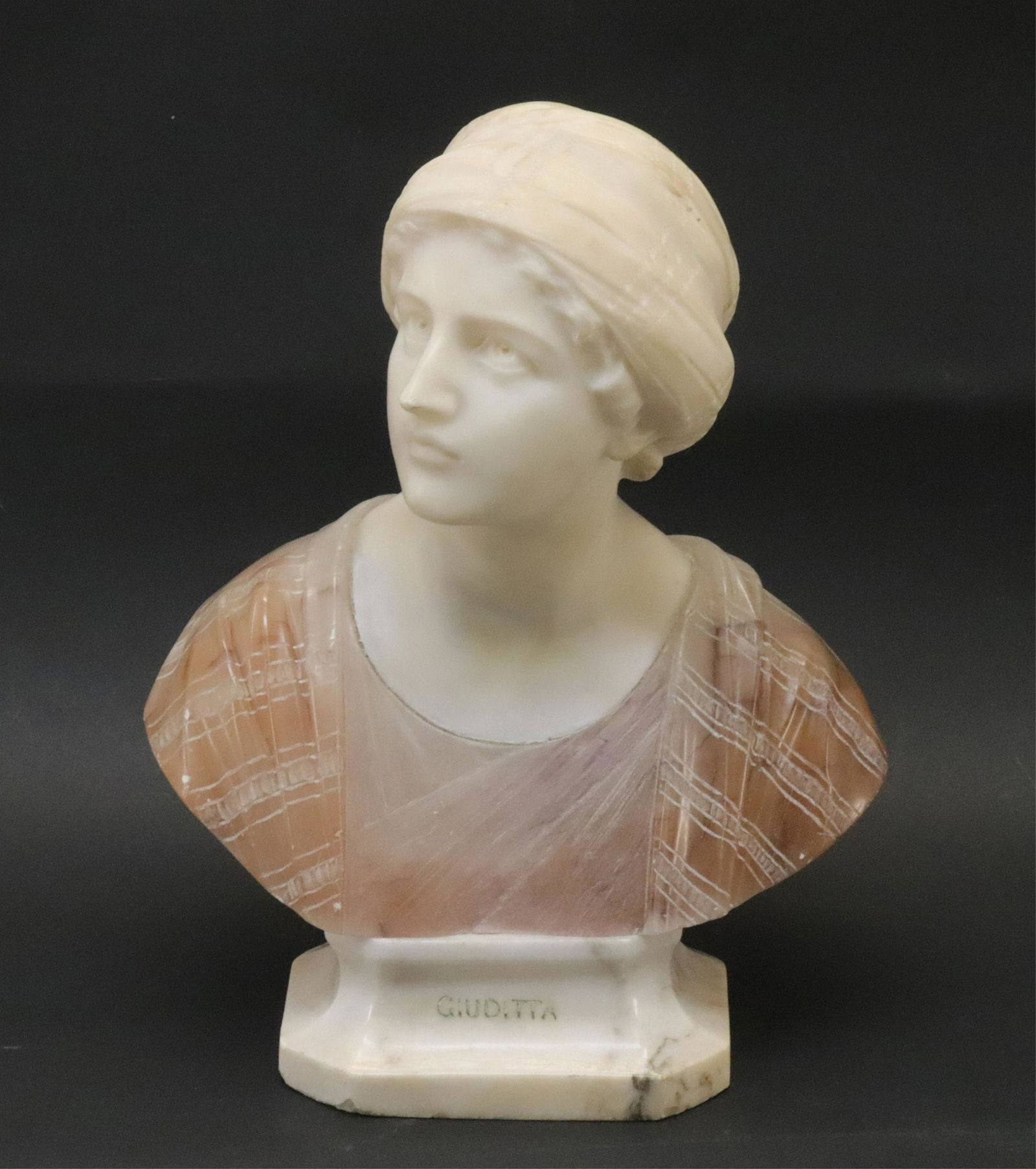 Prof G Besqi, 19th C, Italian Bust of Giuditta (1 of 6)