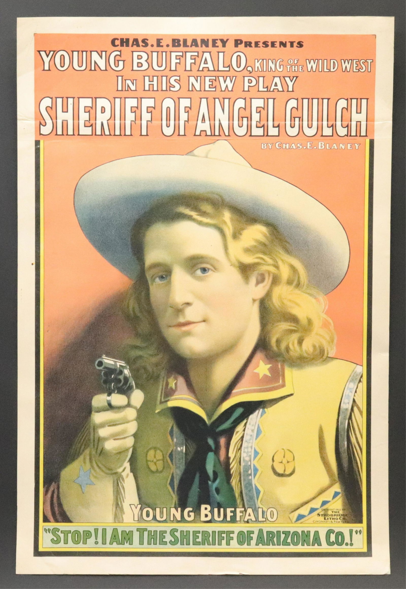 Young Buffalo Sheriff of Angel Gulch, litho (1 of 3)