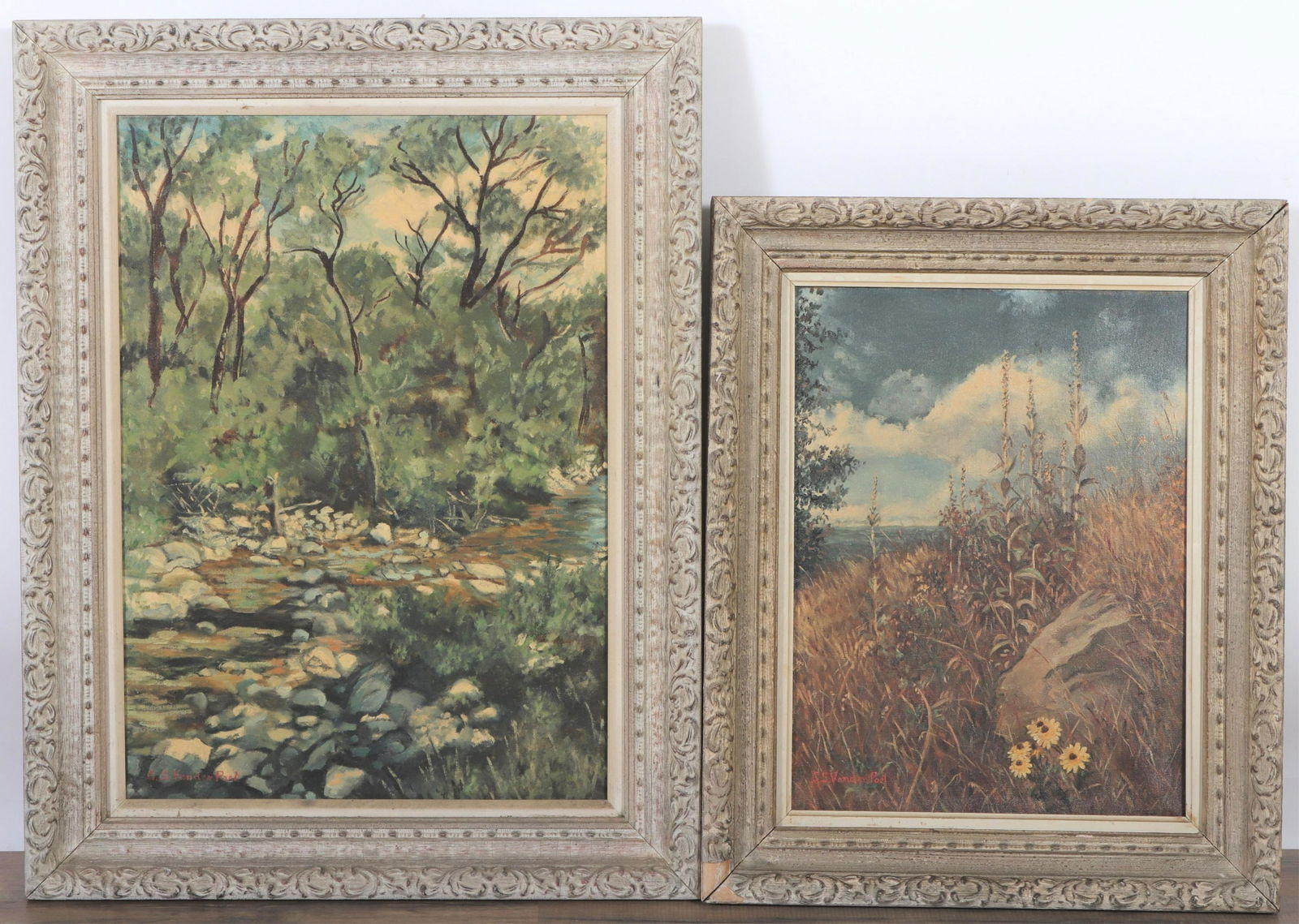 G.S. Vander Poel -  2 Oil on Canvas (1 of 7)