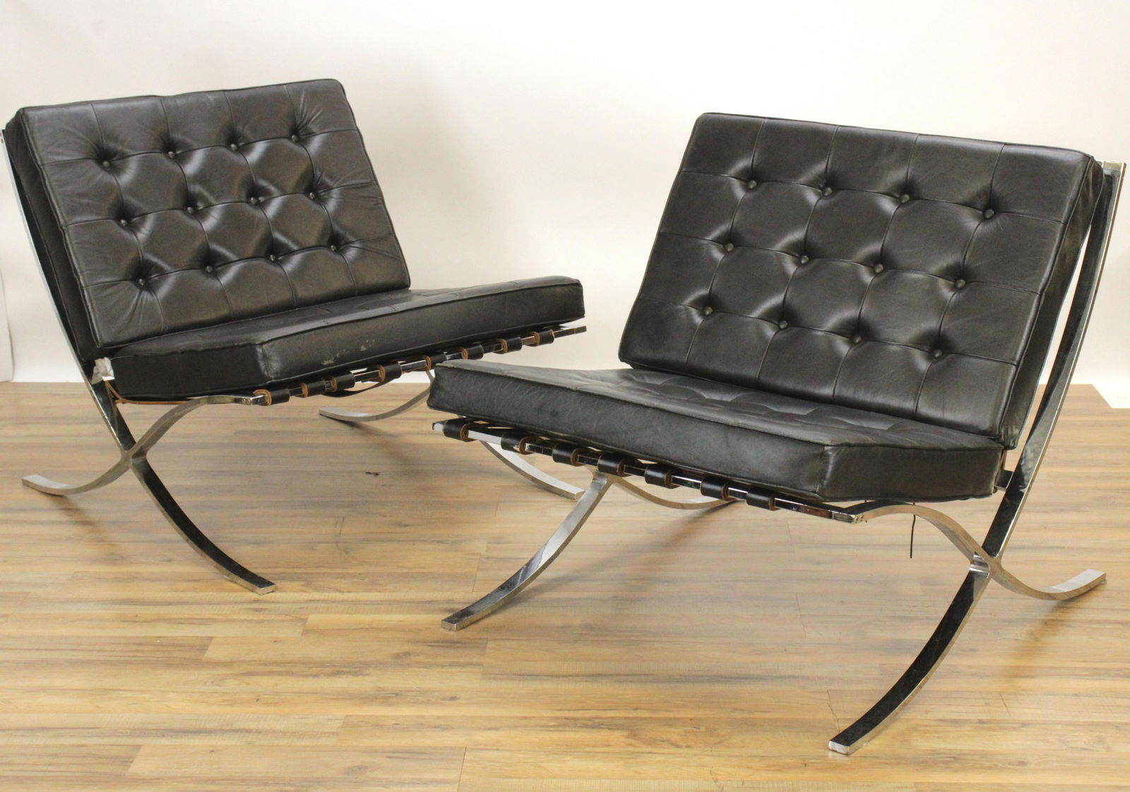 Pr. Mies Van der Rohe Style Barcelona Chairs (1 of 5)