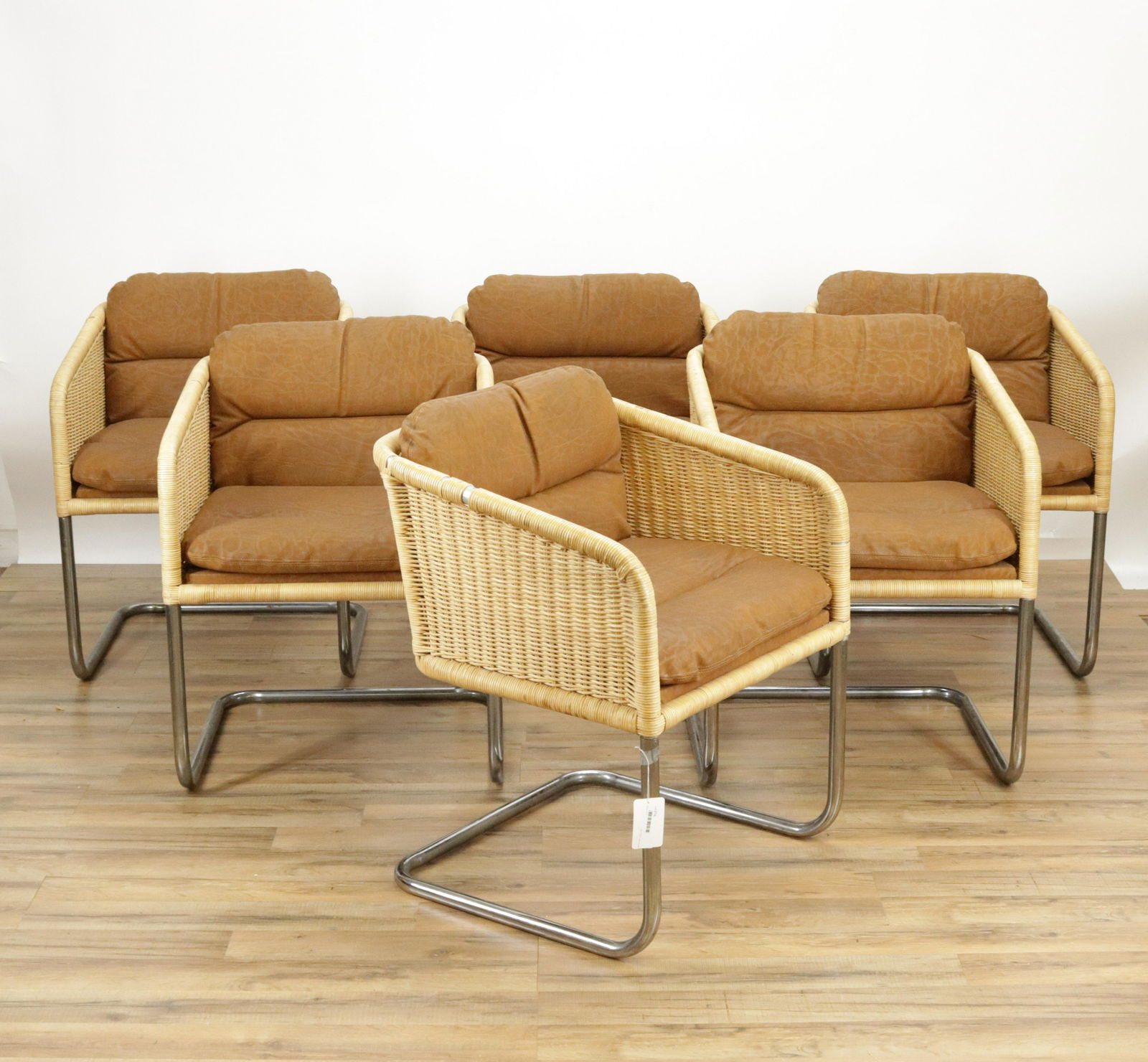 6 Bauhaus Style Armchairs, possibly Umanoff (1 of 7)