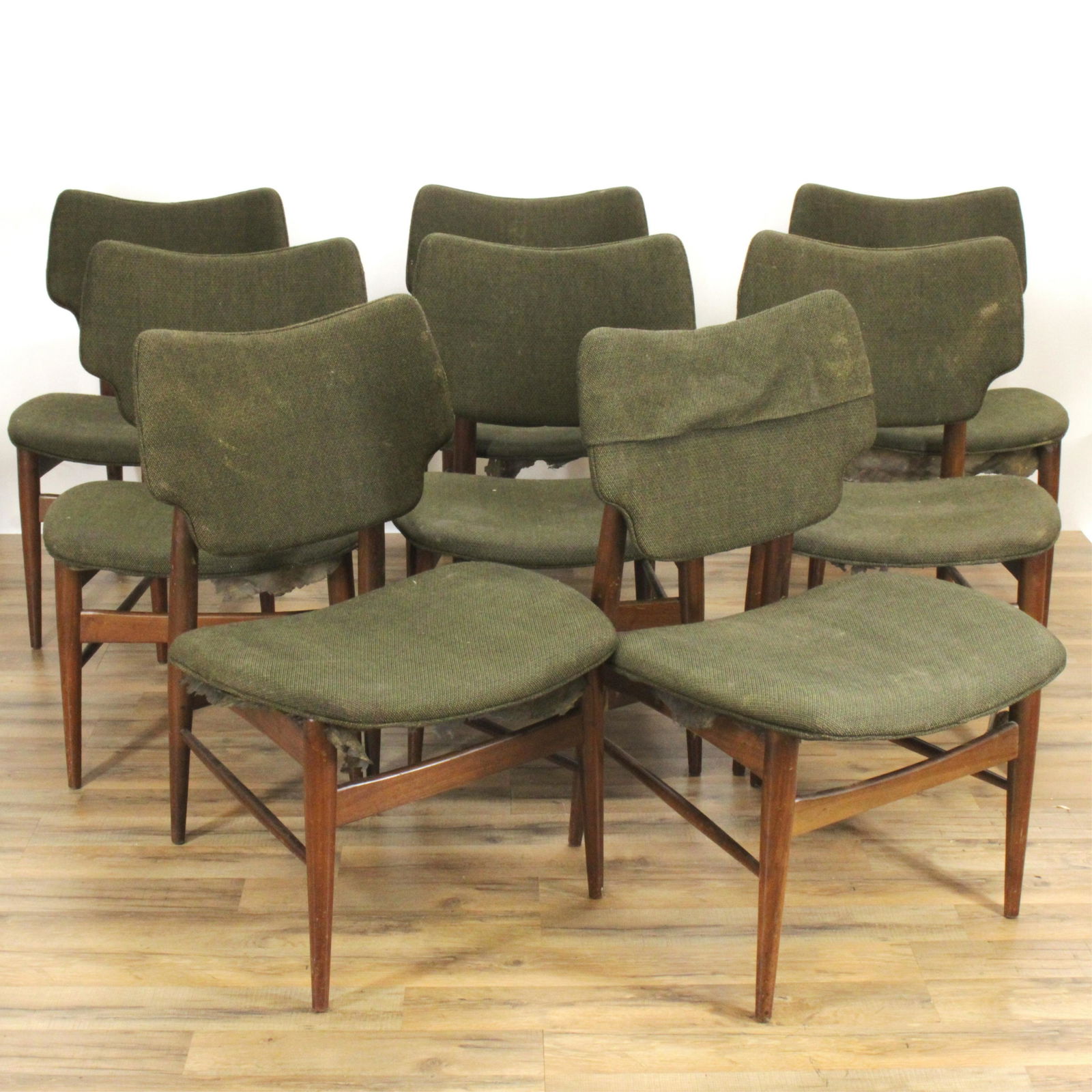 8 Mid Century Teak Danish Dining Chairs (1 of 8)