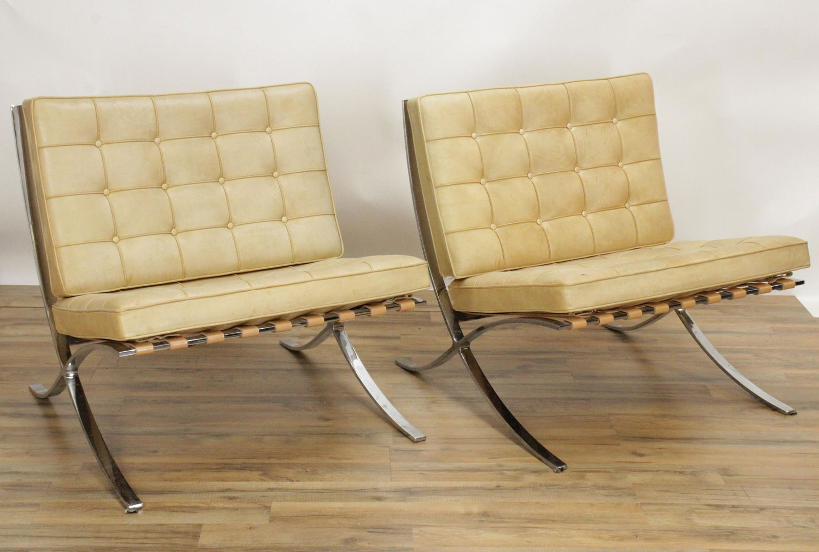Pair of Knoll Barcelona Chairs (1 of 11)