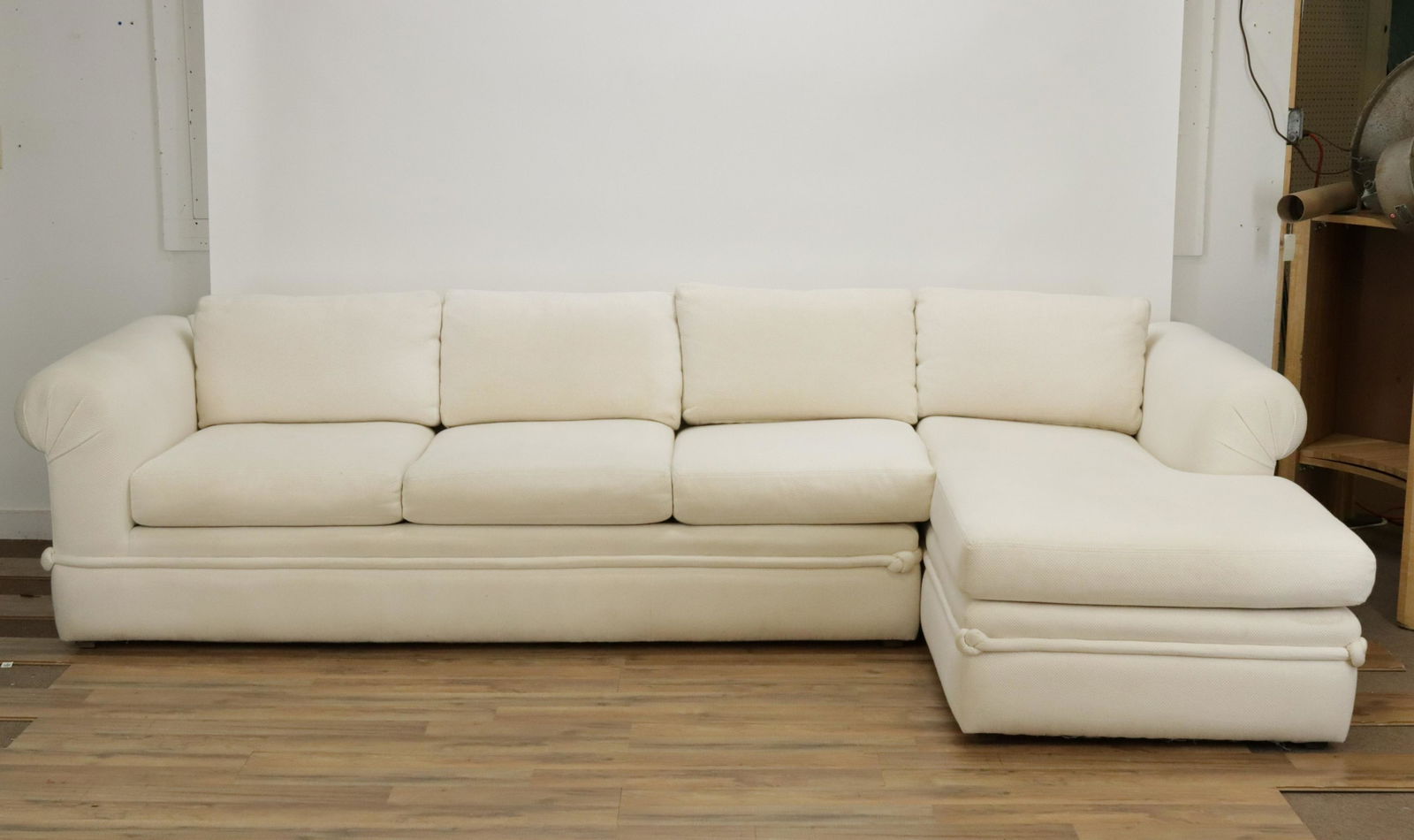 Contemporary Matched Set, Sofa and Chaise (1 of 12)