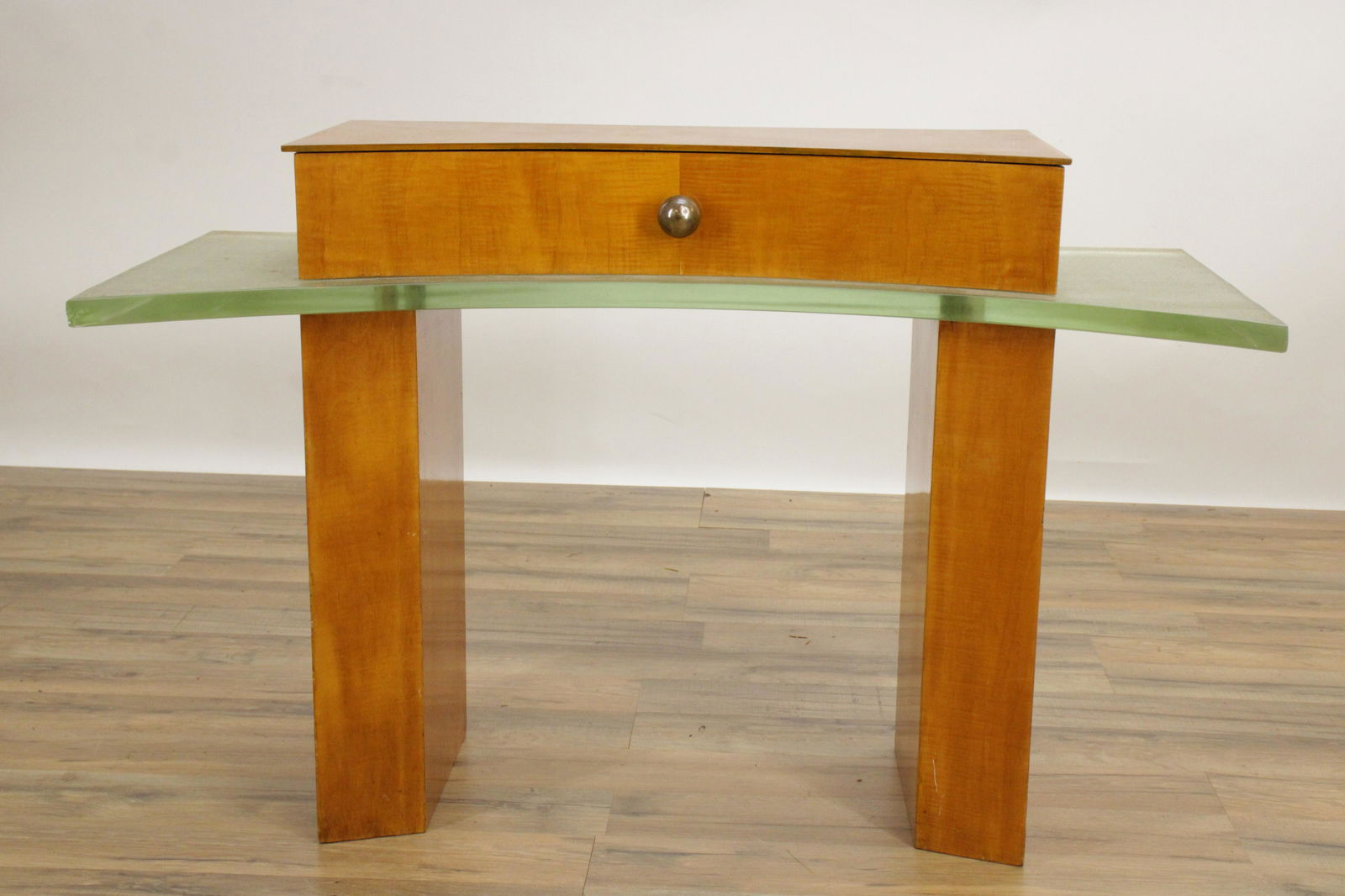 Memphis School Style Maple & Glass Console (1 of 5)