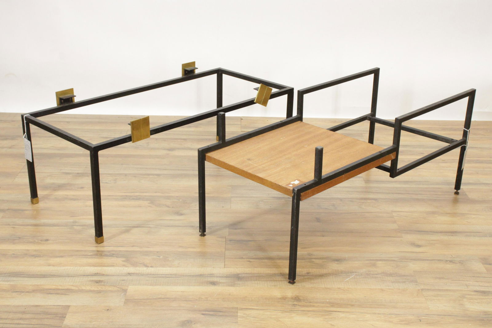 Two Modernist Iron Coffee Table Bases, c 1950 (1 of 3)