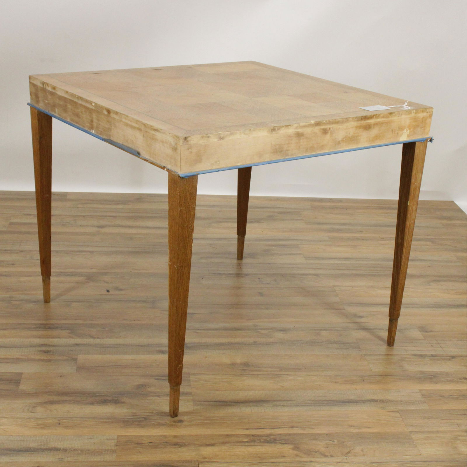 Art Deco Pickled Oak Games Table, circa 1930 (1 of 6)