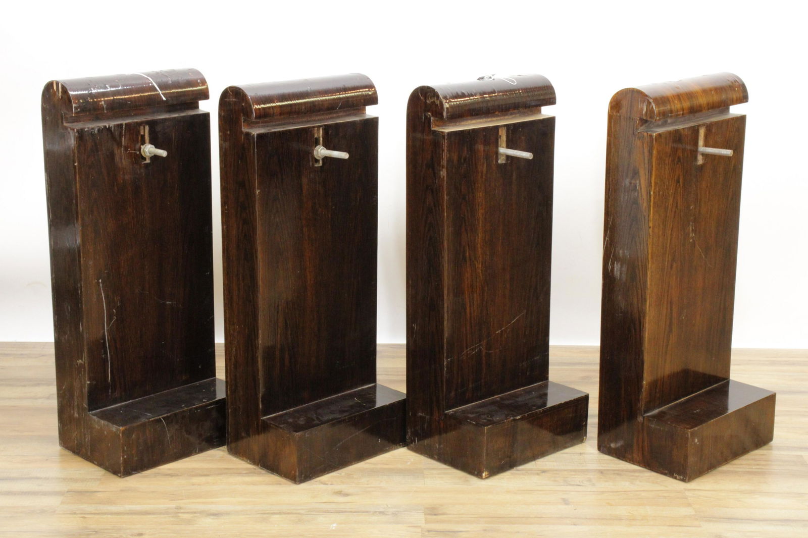 Pair Art Deco Rosewood Console Supports (1 of 5)