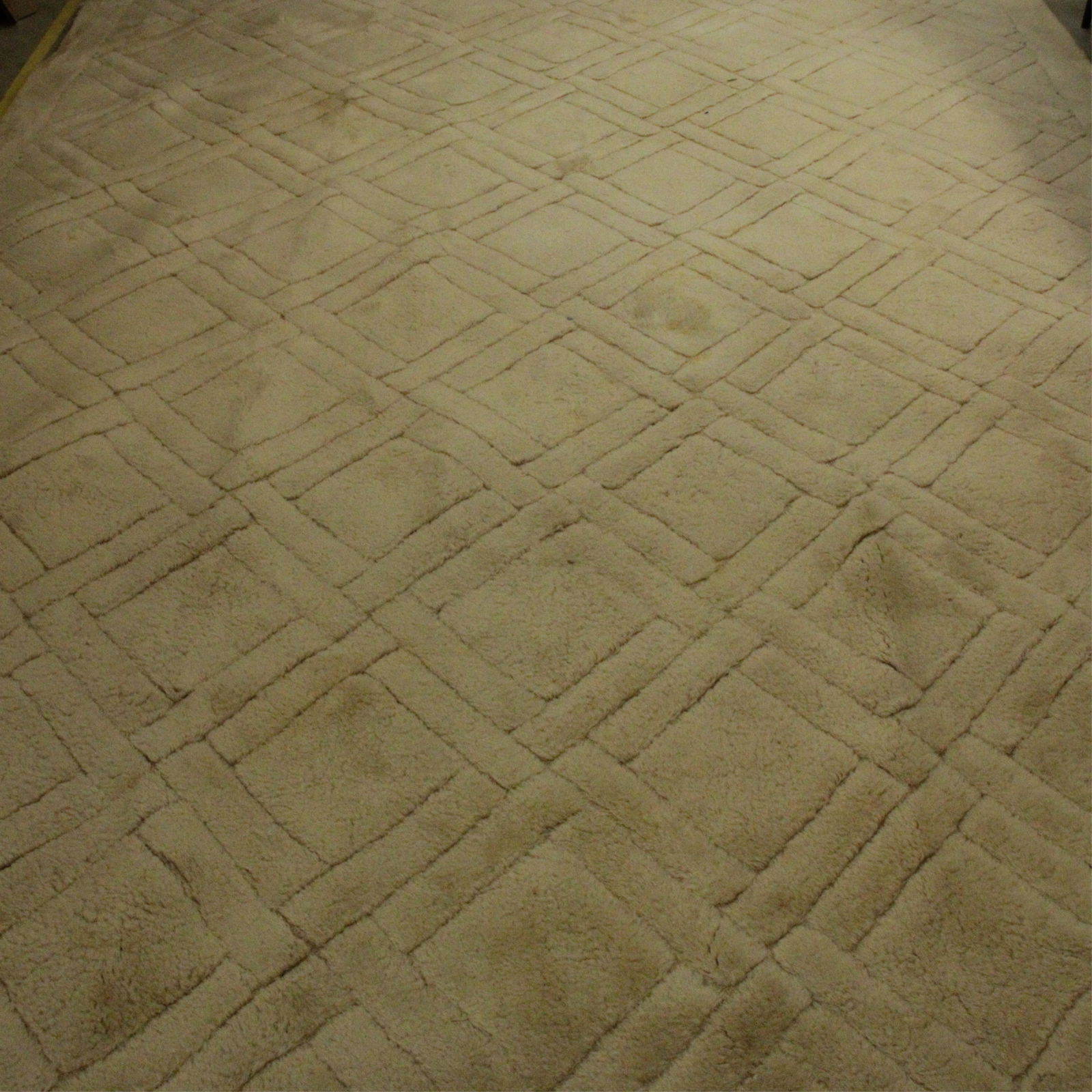 Edward Fields Wool Textured Beige Area Carpet (1 of 5)