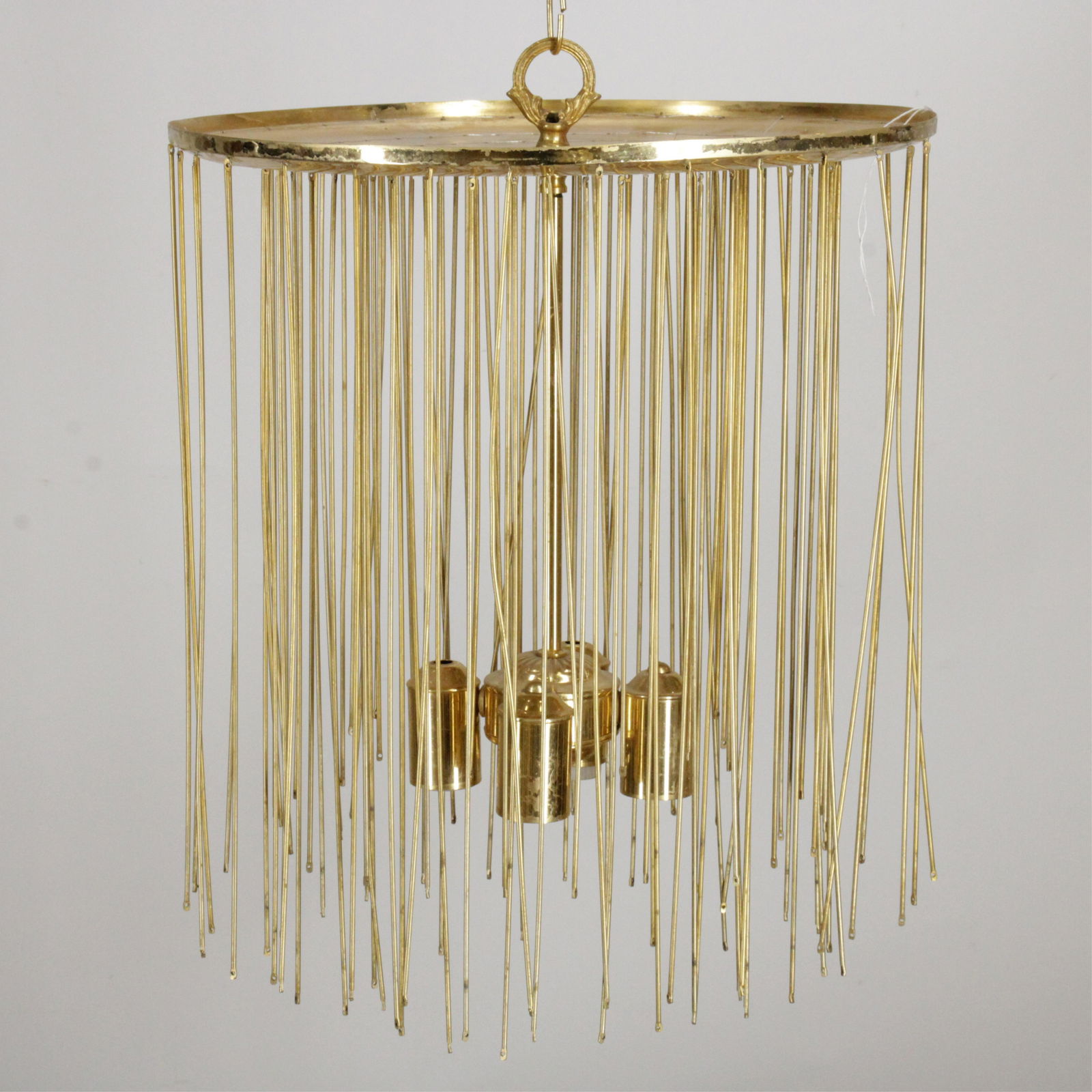 70's Brass Stick Ceiling Fixture (1 of 4)
