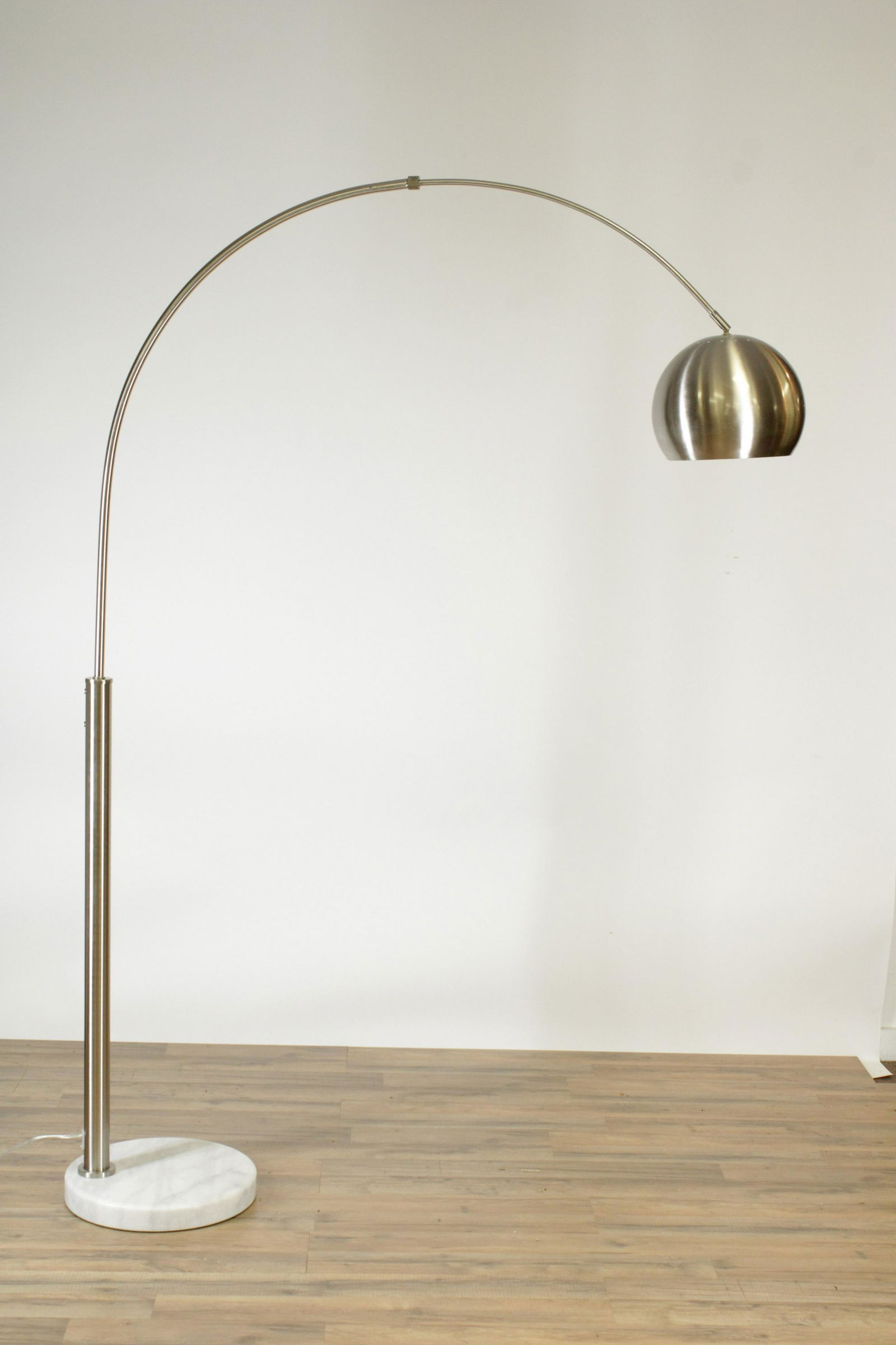 Contemporary Metal & Marble Arc Lamp (1 of 4)