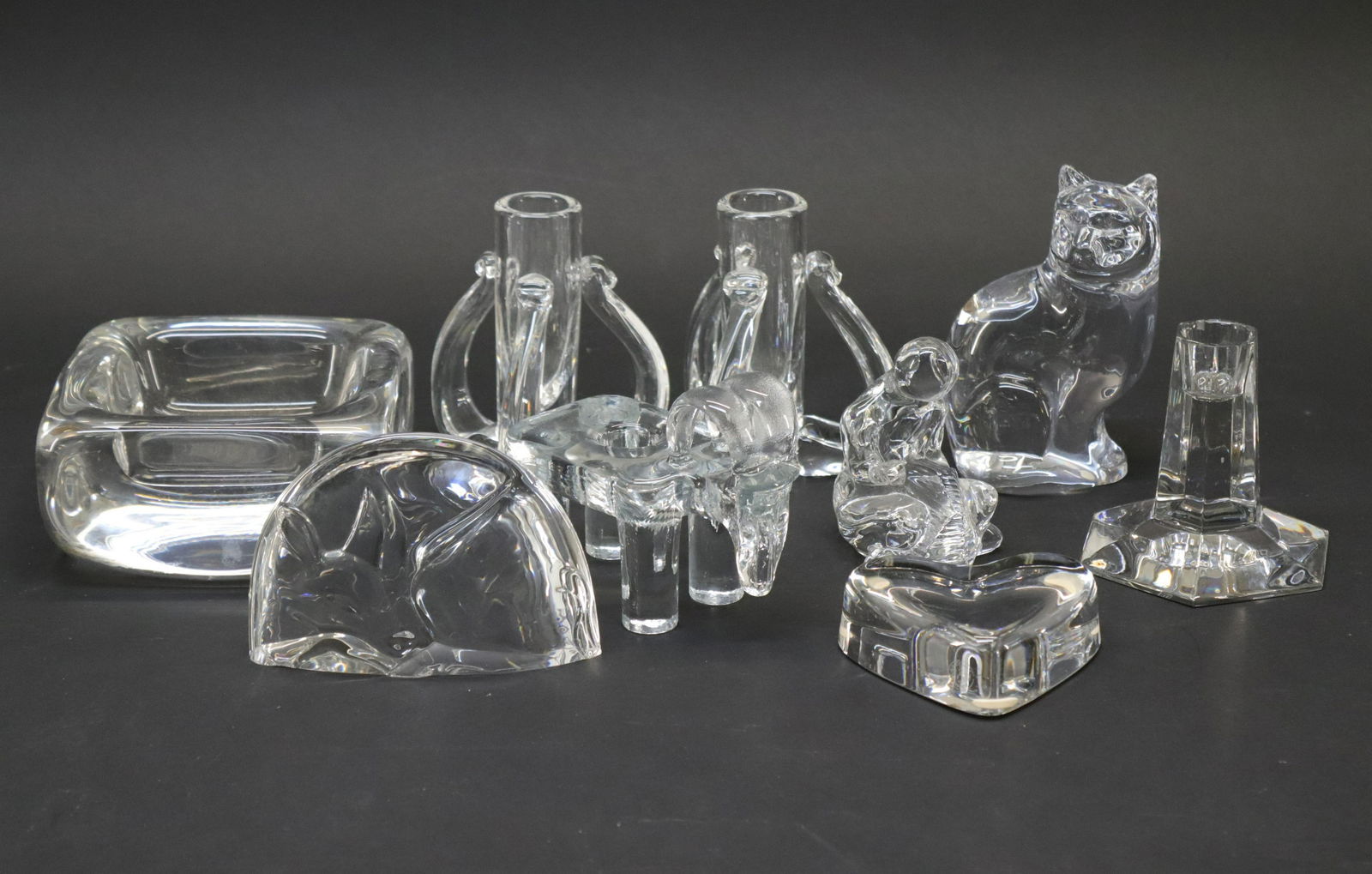 8-Pcs. Tiffany, Orrefors, Steuben & Kosta Boda (1 of 11)