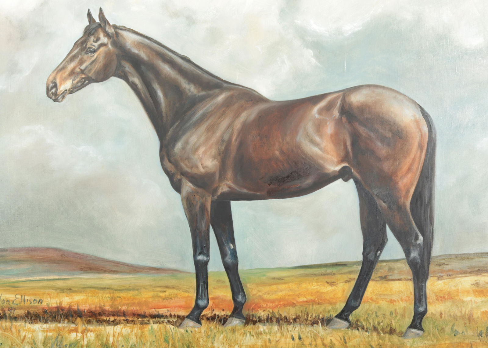 Alan Ellison, "Show Horse" (19)'91, O/C (1 of 5)