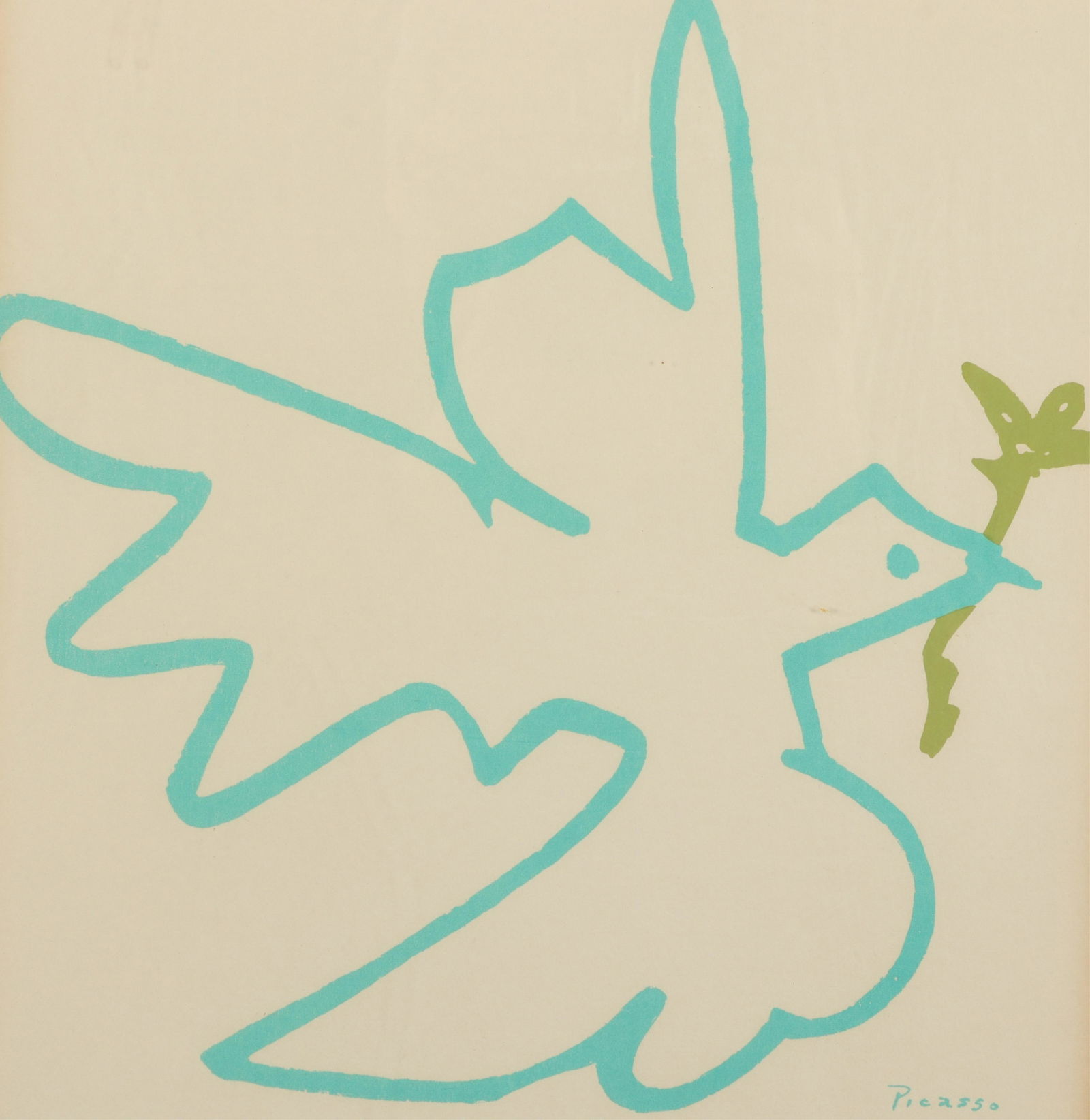 Picasso - Dove with Olive Branch, color litho (1 of 3)