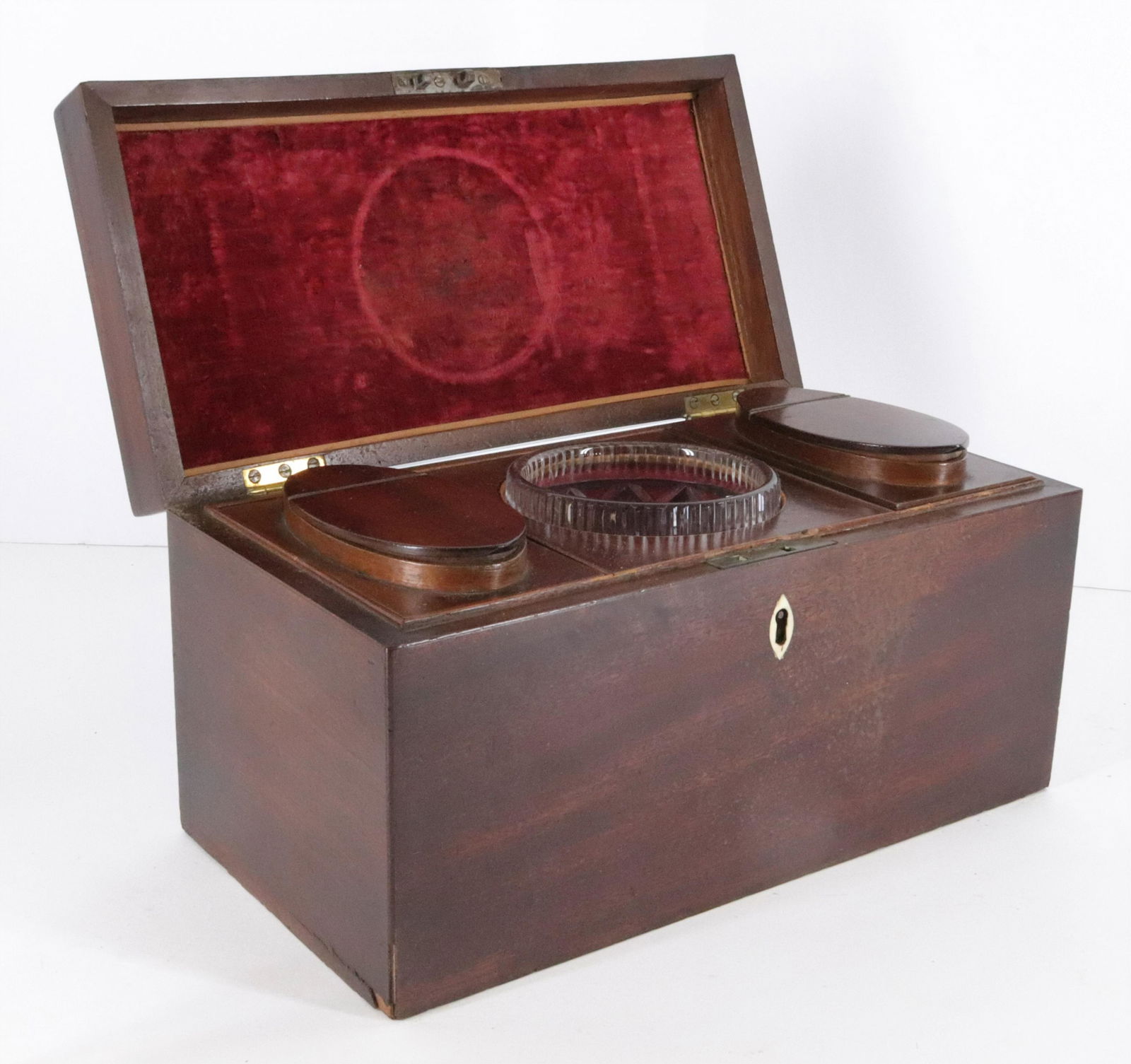 George III Mahogany Tea Caddy, c.1800 (1 of 5)