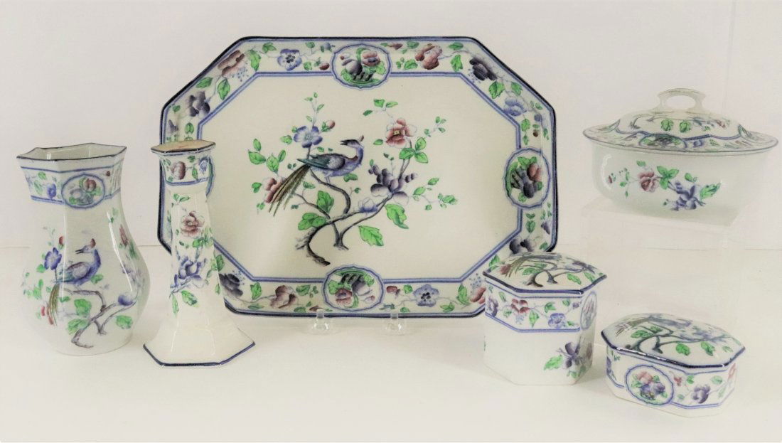 Coronaware Old Woodstock Ceramic Vanity Set (1 of 4)