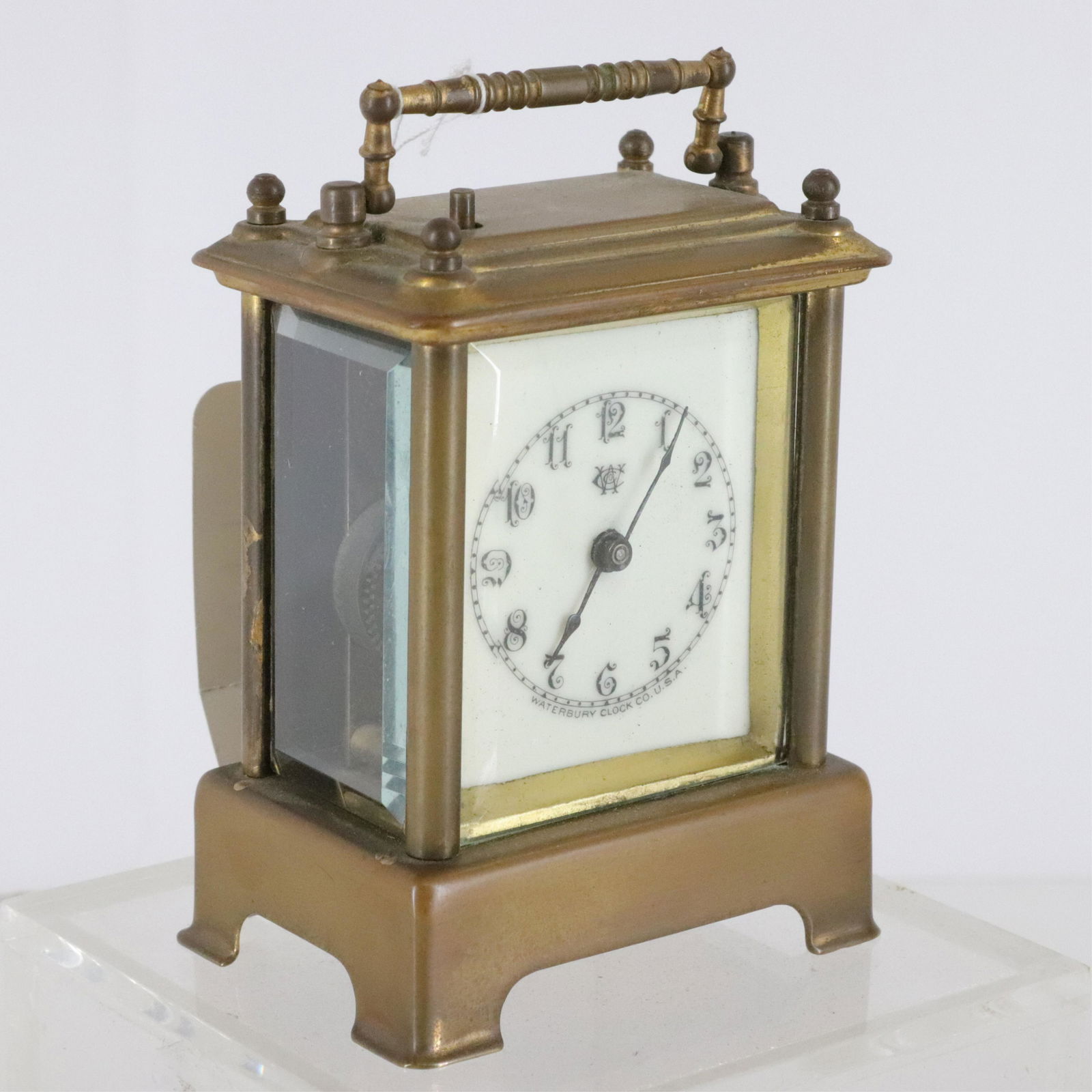 Waterbury Brass Repeater Carriage Clock (1 of 4)