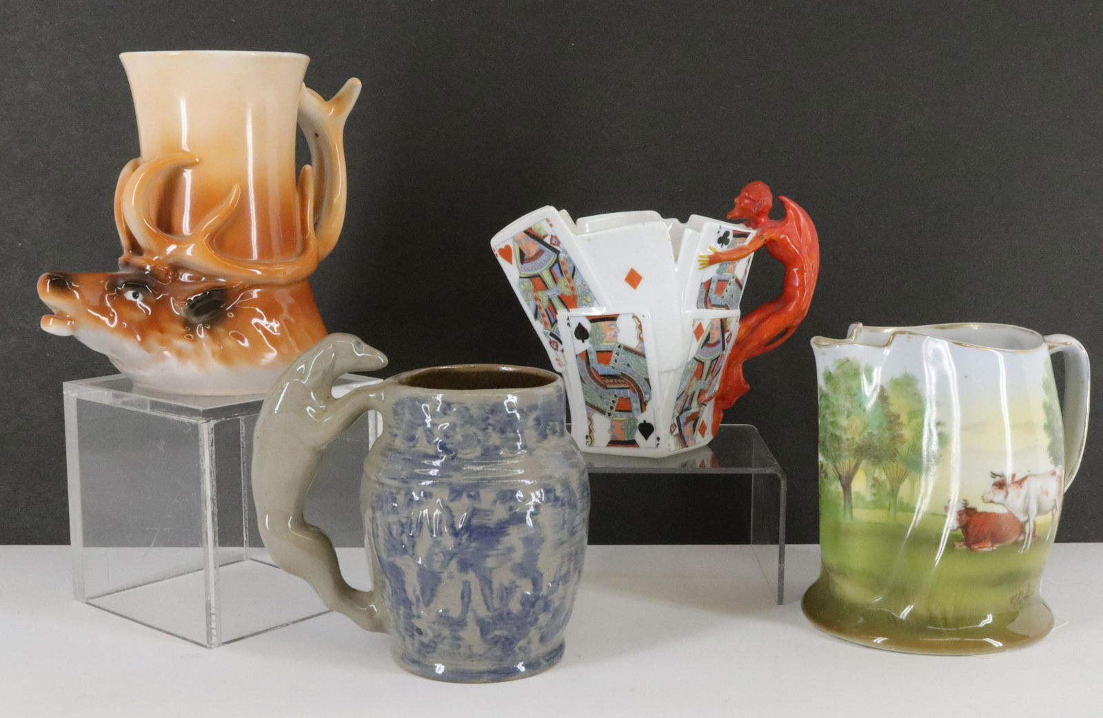 4 Mugs/Pitchers, Royal Bayreuth (1 of 8)