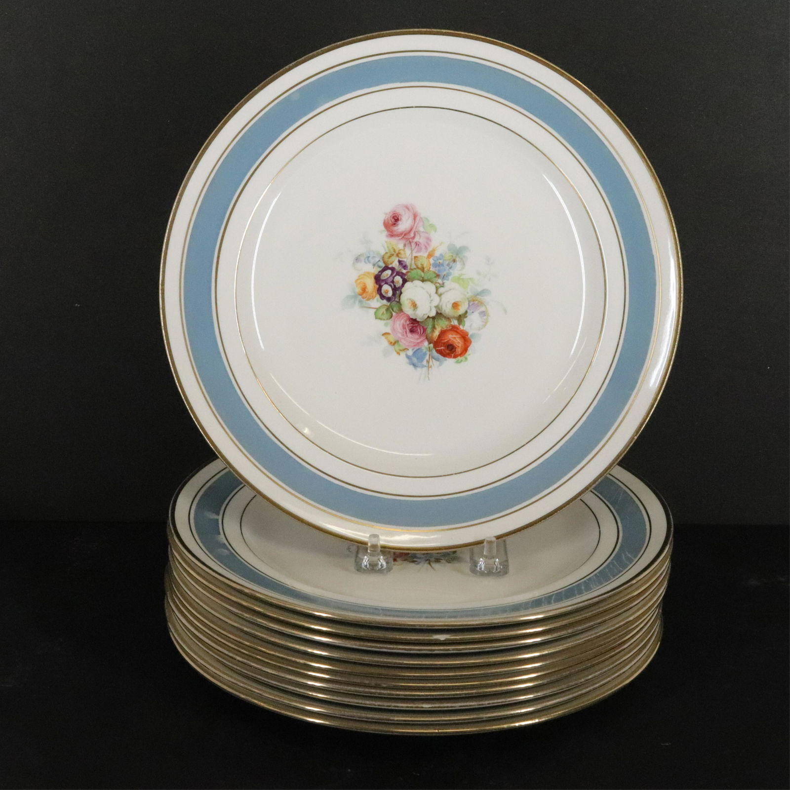 11 Johnson Bros Dinner Plates "Pareek" (1 of 4)