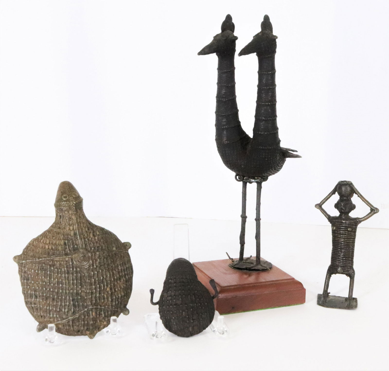 4 African Bronze Animals/Figure (1 of 6)