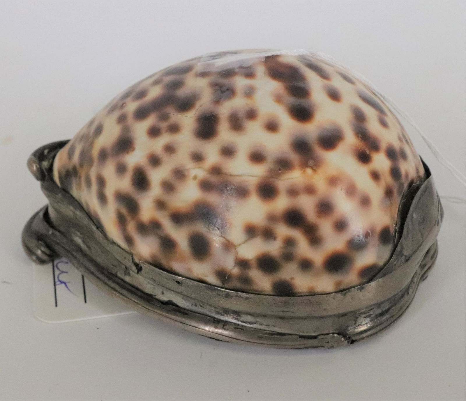 Antique Shell & Silvered Metal Box (1 of 5)