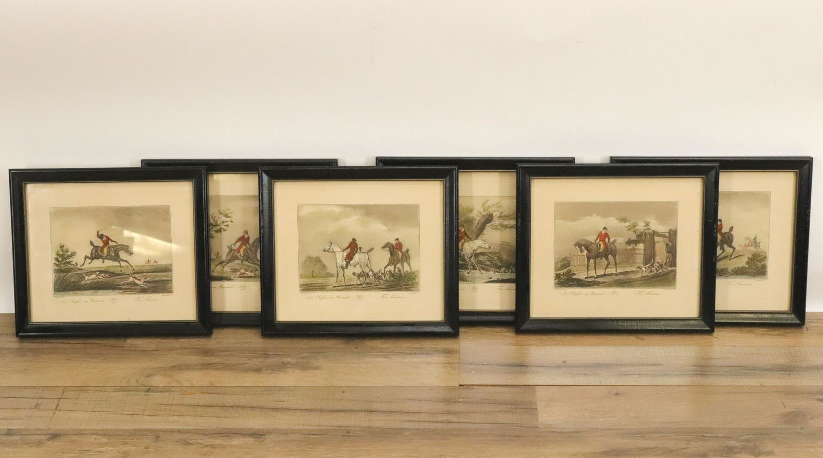 Set of 6 Hunt Prints after C. Vernet (1 of 8)