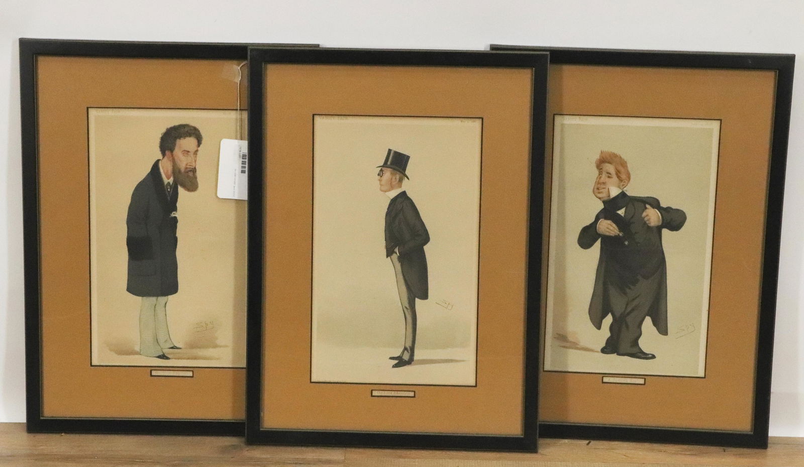 3 Vanity Fair Spy Prints, 1876-86 (1 of 6)