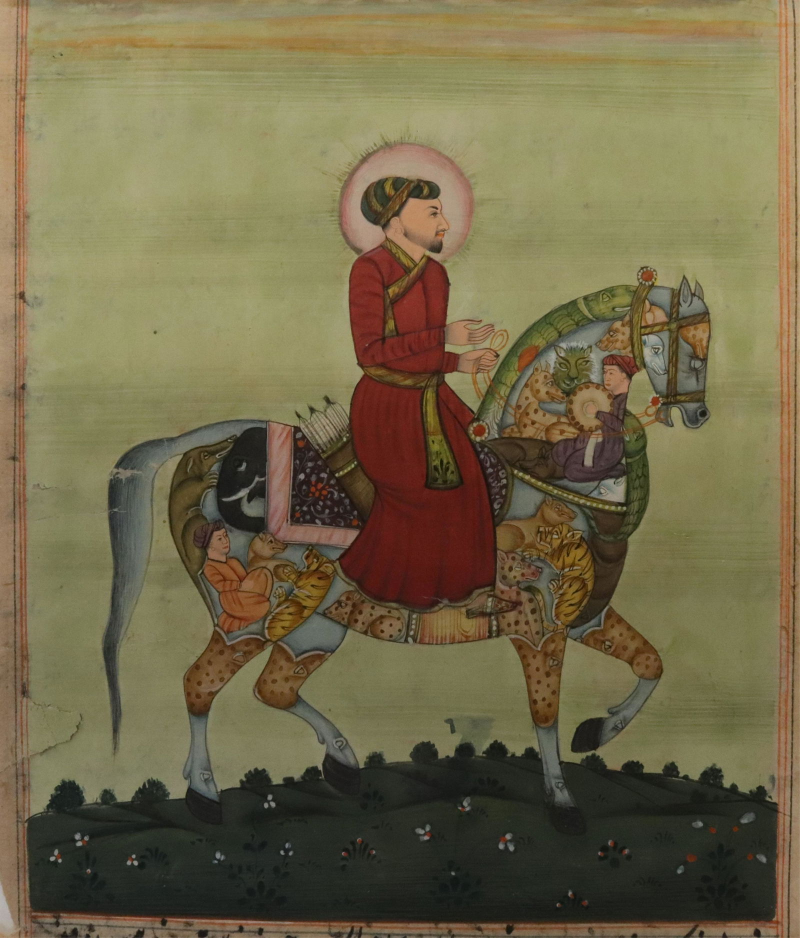 Persian Miniature - Equestrian W/C (1 of 3)