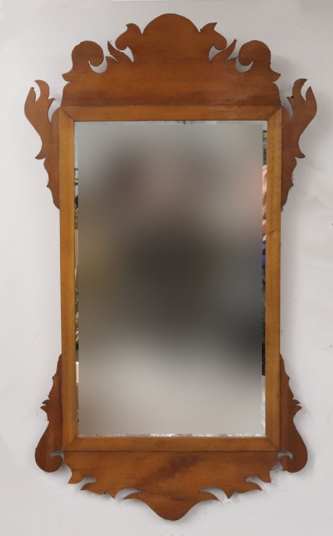 Chippendale Style Scroll Cut Mirror (1 of 3)