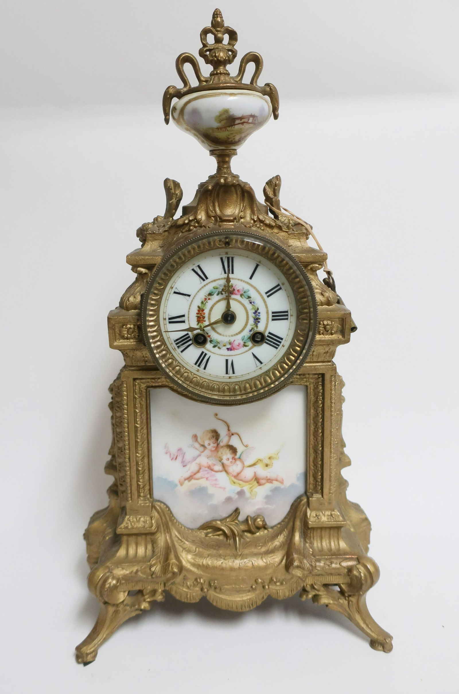 Louis XVI Style Striking Mantle Clock, 19th C. (1 of 7)