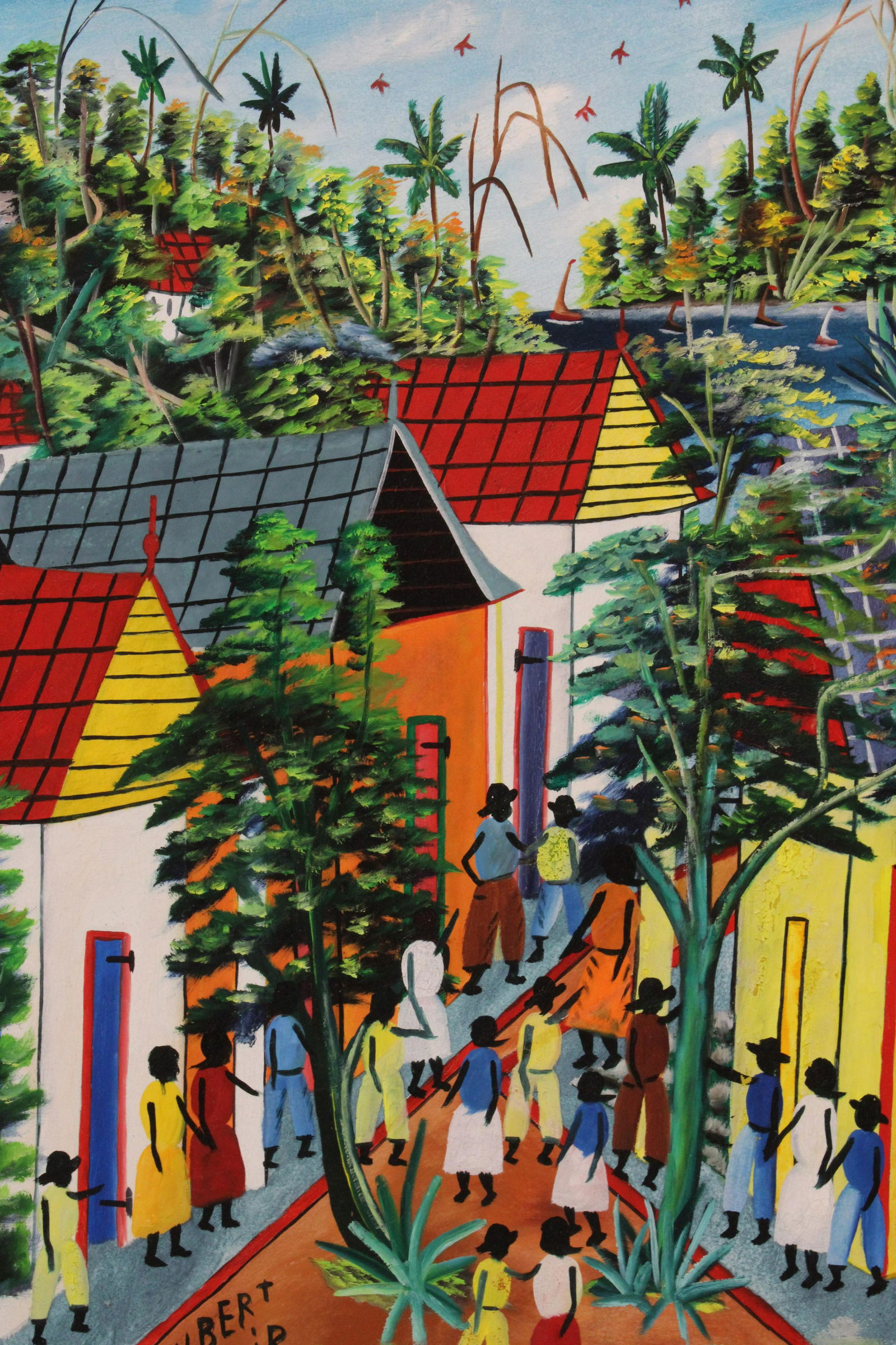 Gilbert Desir - Haitian Village Scene (1 of 5)