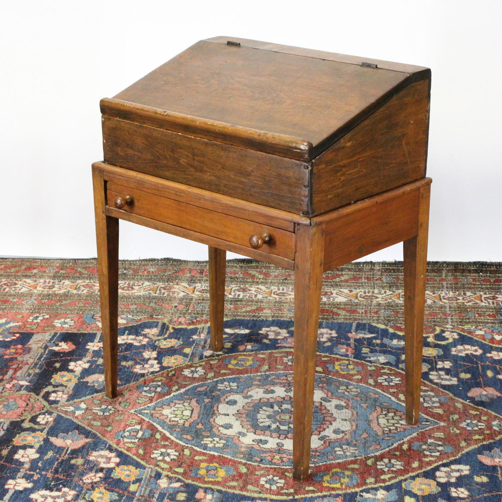 18-19th C. Pine Lectern on later Stand (1 of 6)