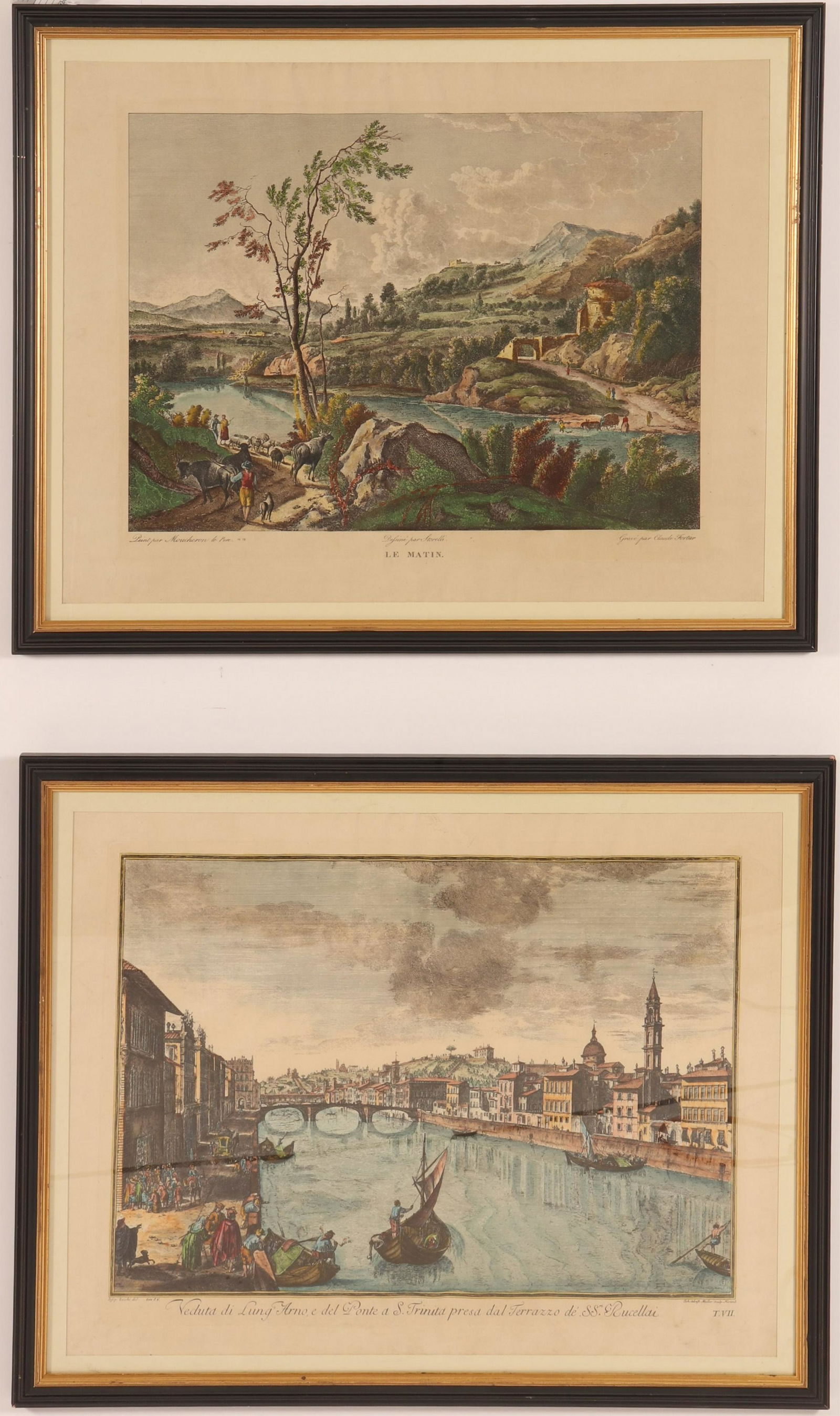 2 European Engravings, Fortier & Muller (1 of 12)