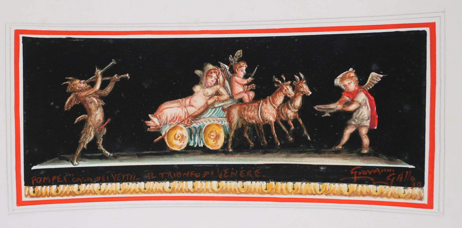 Giovanni Gallo, "Pompeii..." W/C C1990 (1 of 2)