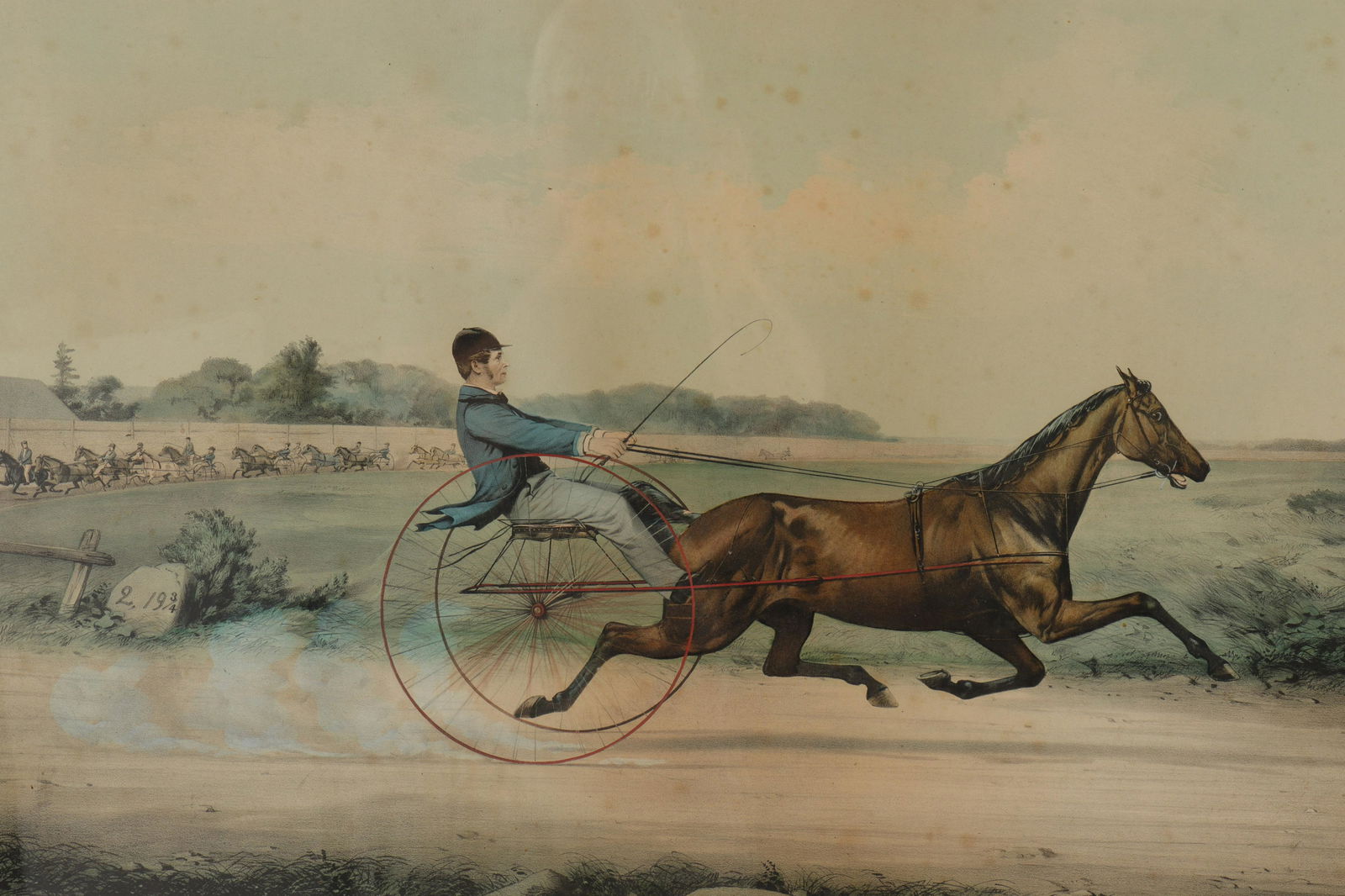 Currier & Ives, "Flora Temple", 1860, lithograph (1 of 5)