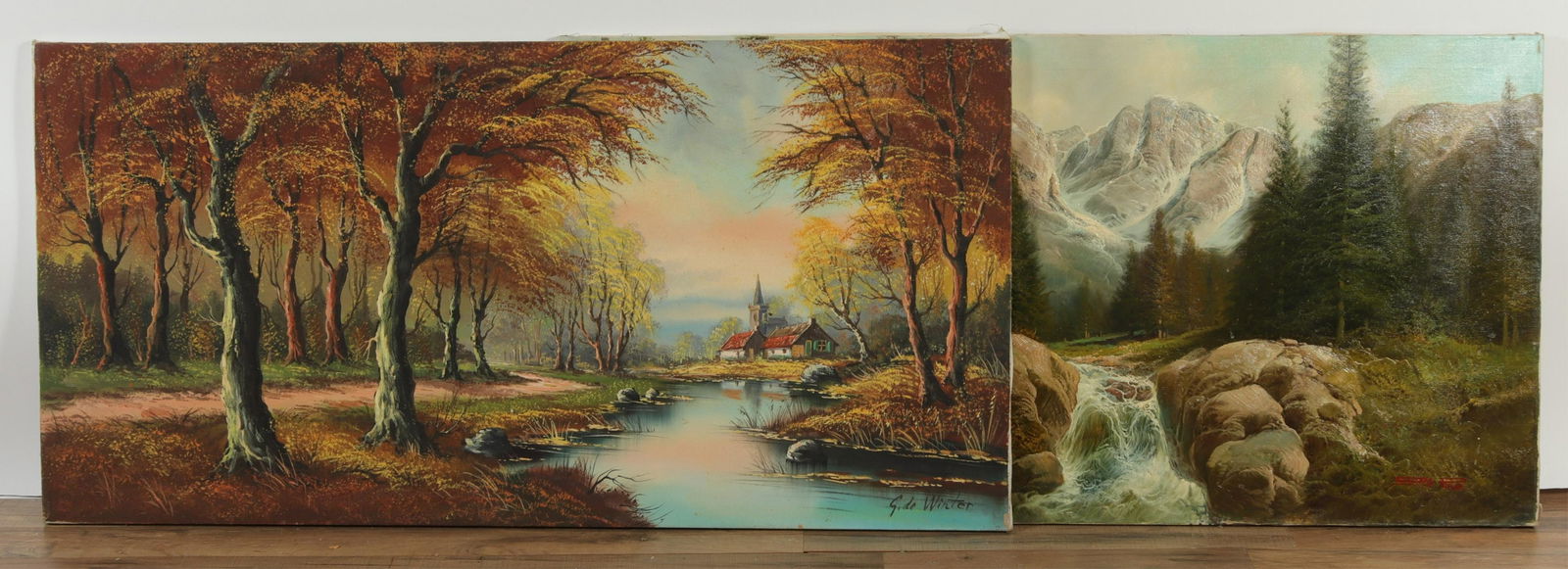 2 Landscapes, Mountains & Stream/Autumn (1 of 5)